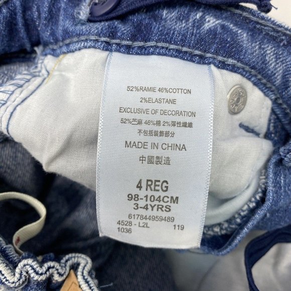 LEVIS Bermuda Blue Denim Shorts Toddler Size 4 Regular - Picture 6 of 6